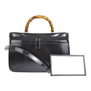 Gucci PRISTINE Vintage Bamboo 2 Way Leather Shoulder Vanity VERY RARE
